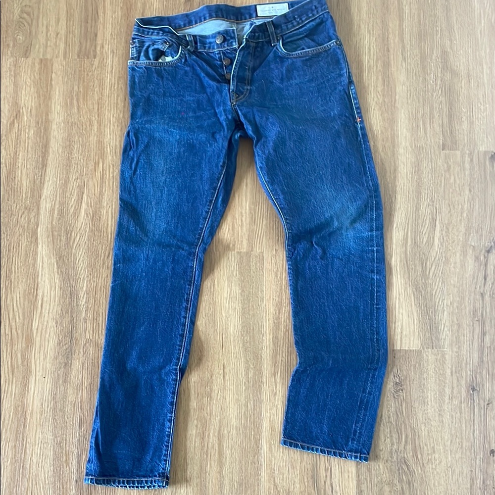 Imogene + Willie Men's Straight Jeans - Blue
